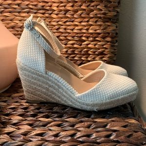 White Wedge Espadrilles